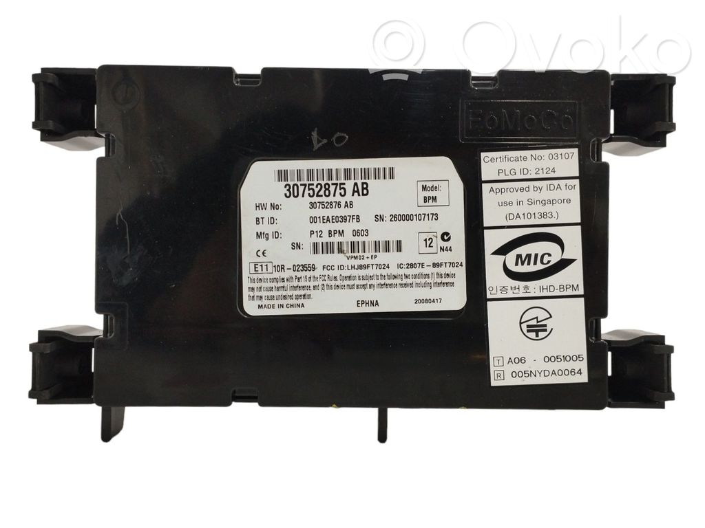 Other control units/modules   30752875