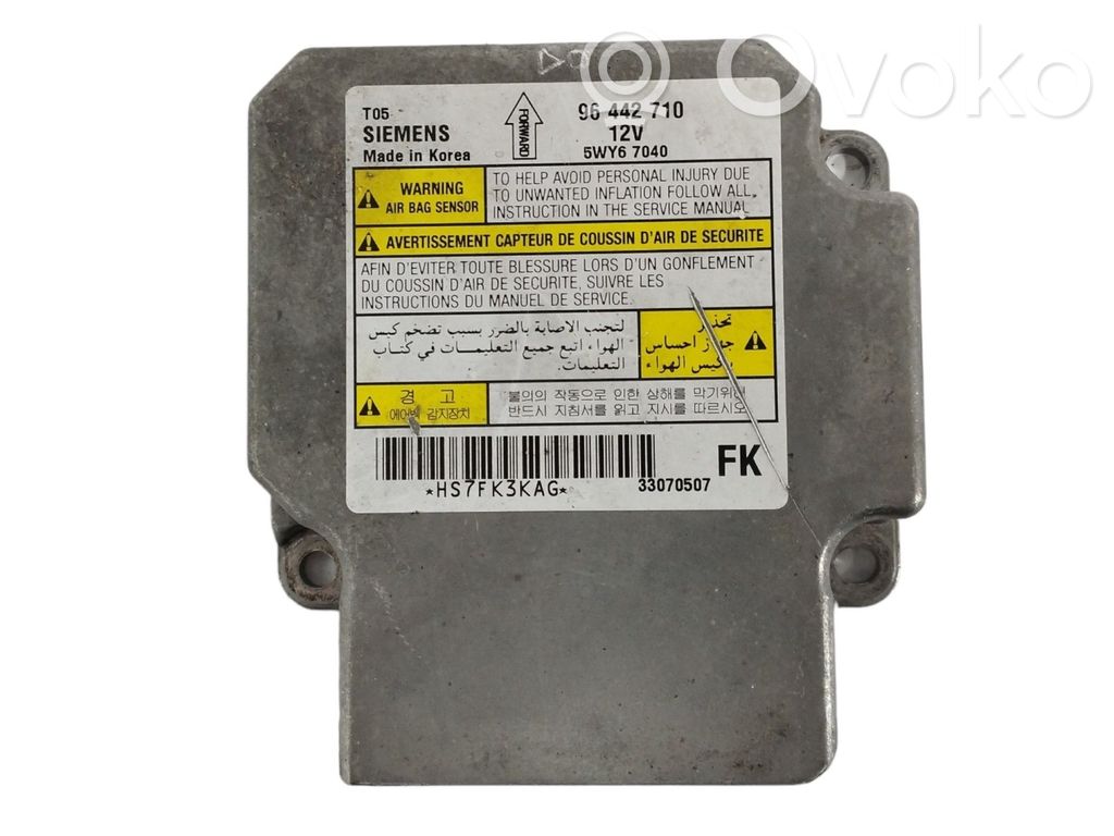 Airbag control unit/module   96442710,5WY67040