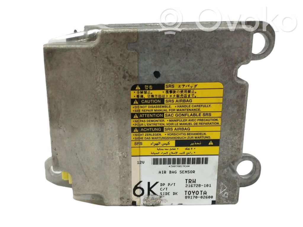 Module de contrôle airbag   8917002600,216728101