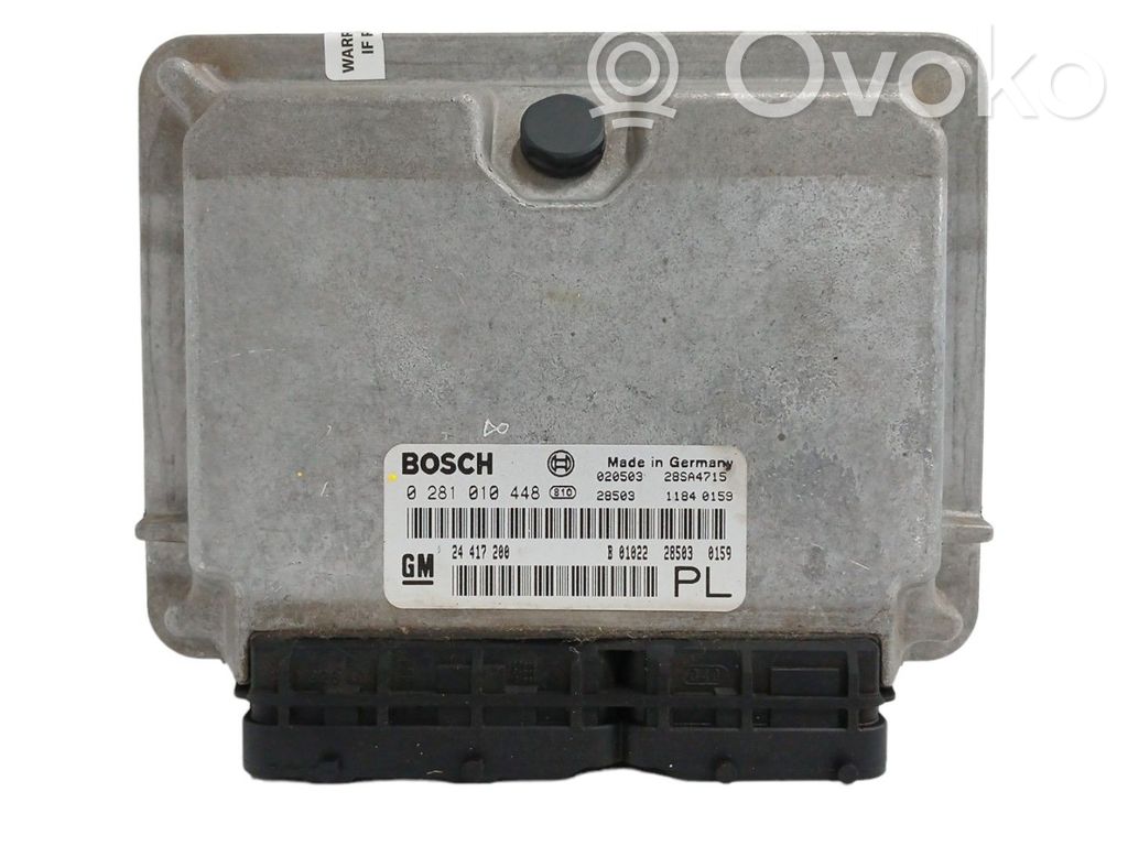 Opel Frontera B Unidad de control/módulo del motor 