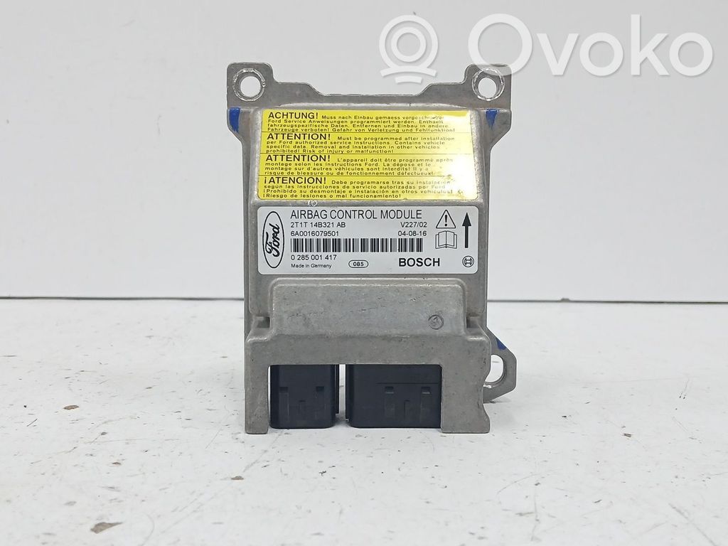 Airbag control unit/module   2T1T14B321AB,0285001417