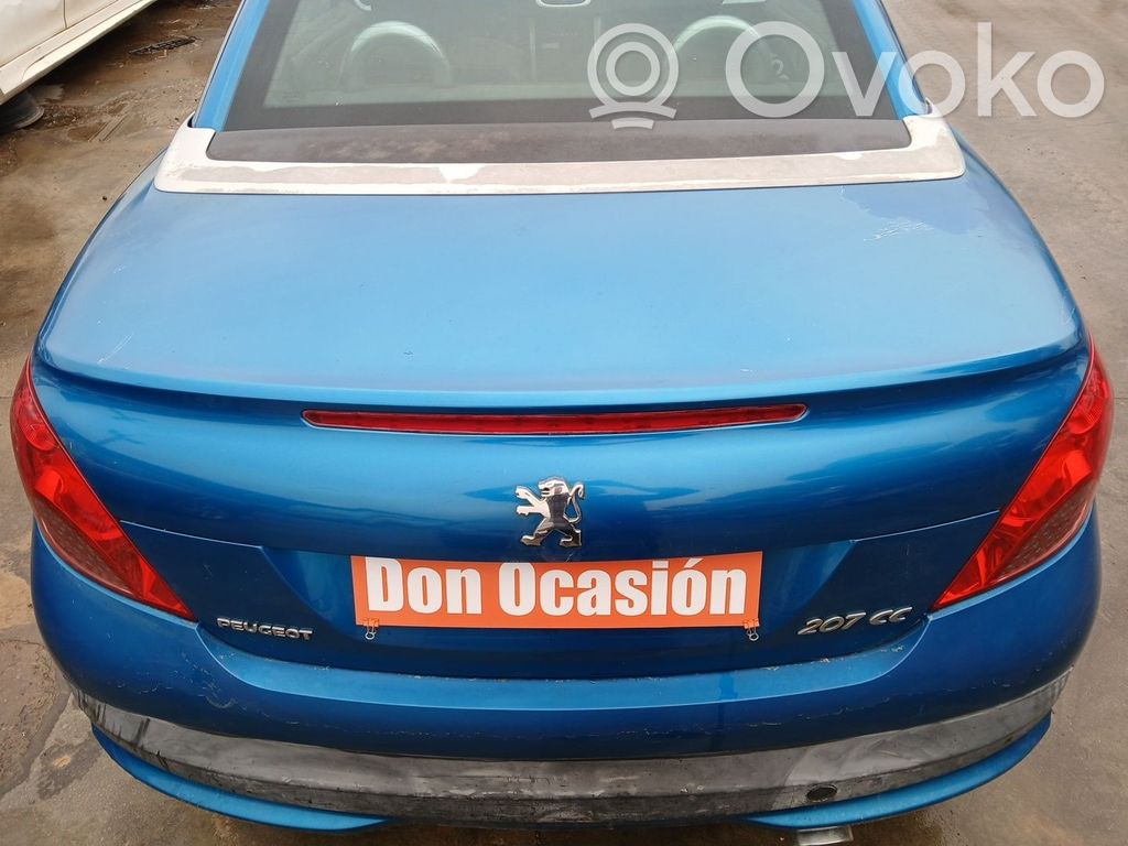 Peugeot 207 Hayon/capotă portbagaj 