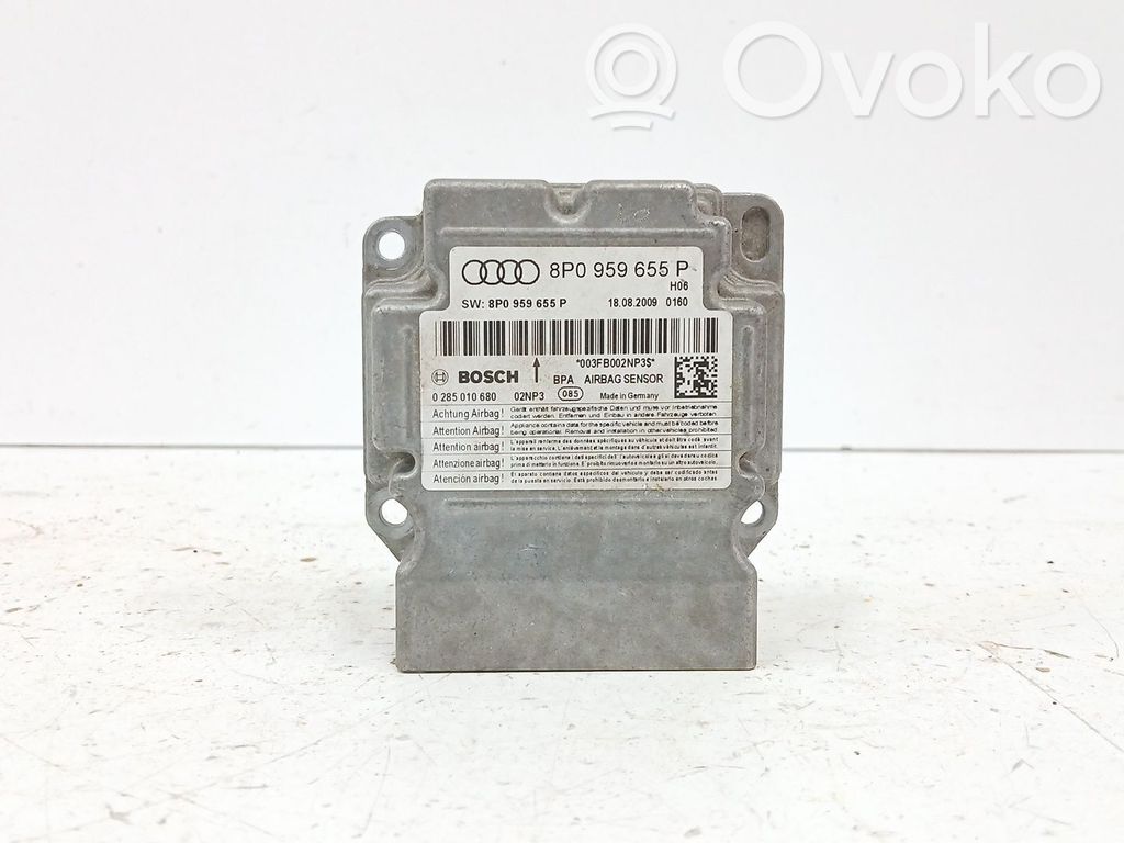 Audi A3 S3 8P Centralina/modulo airbag 