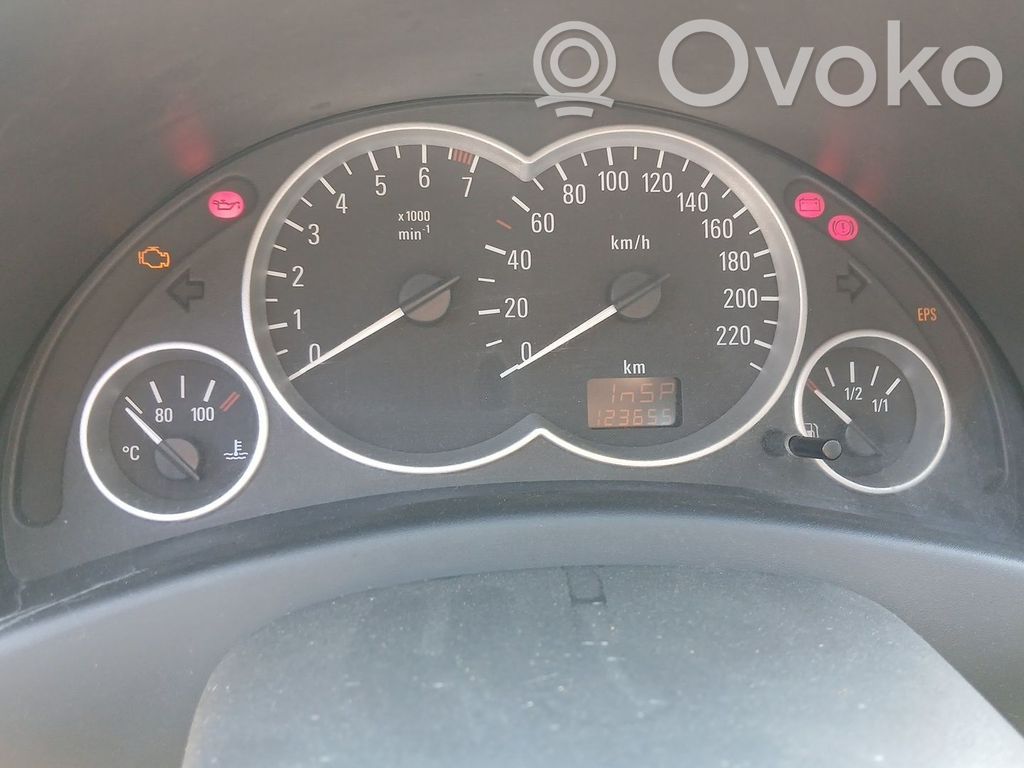 Opel Tigra B Velocímetro (tablero de instrumentos) 
