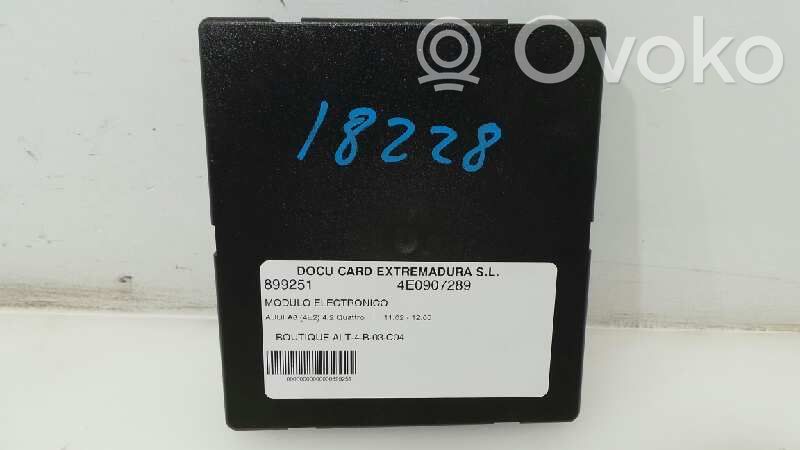 Other control units/modules   4E0907289,4E0907289