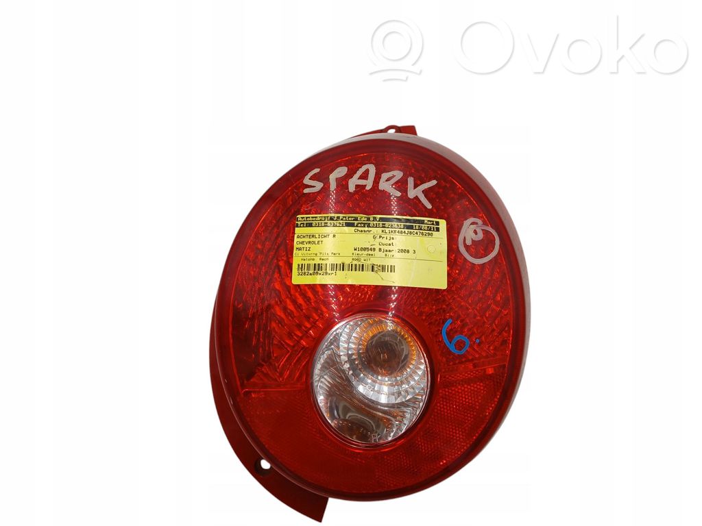 Daewoo Matiz Aizmugurējais lukturis virsbūvē 