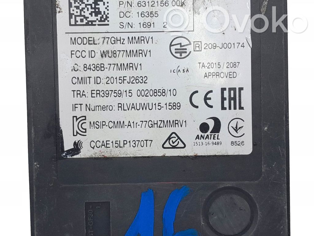 Sensor de radar Distronic   A0009052407,A0009052407