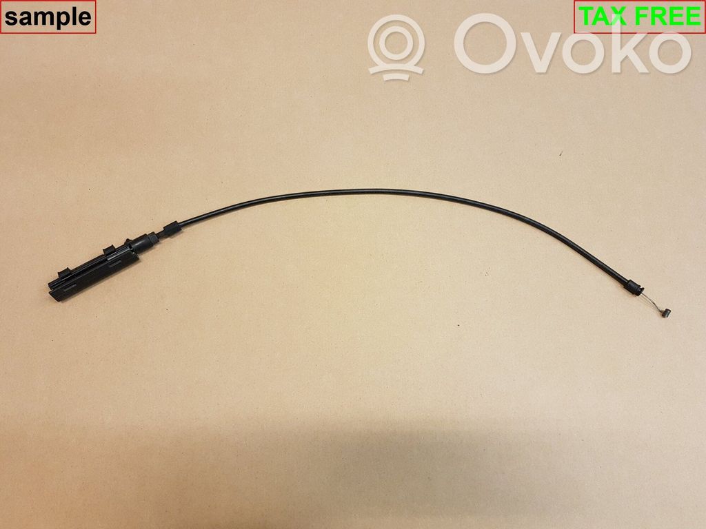 BMW 7 E65 E66 Engine bonnet/hood lock release cable 