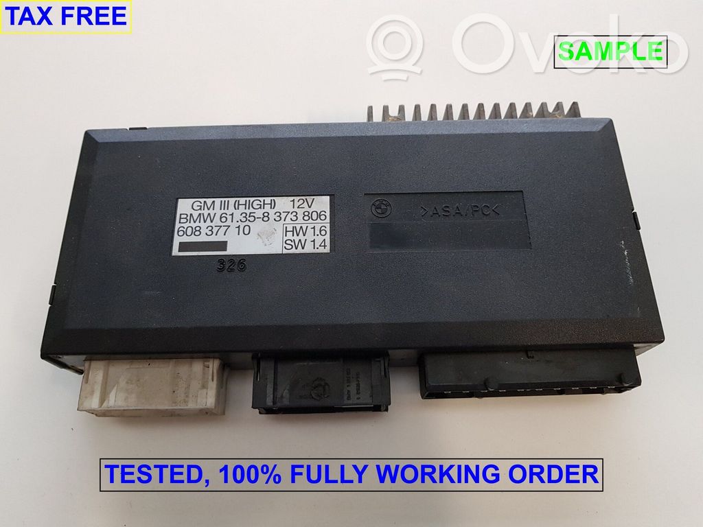 Central body control module   6942042,61358373806,61356942042,4376737,6901224,6913517,6922272,6938461,6942042,8352057,8369538,8373806,8373993,8374813,8376638,8376688,8378629,8380518,8381961