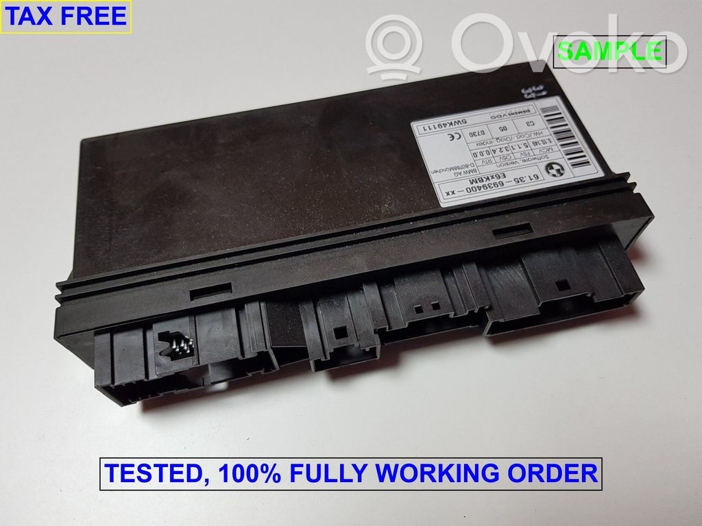 BMW 5 E60 E61 Central body control module 