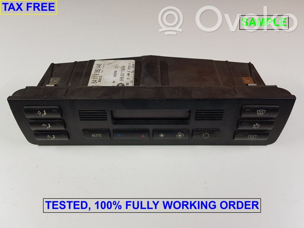 BMW 3 E46 Climate control unit 