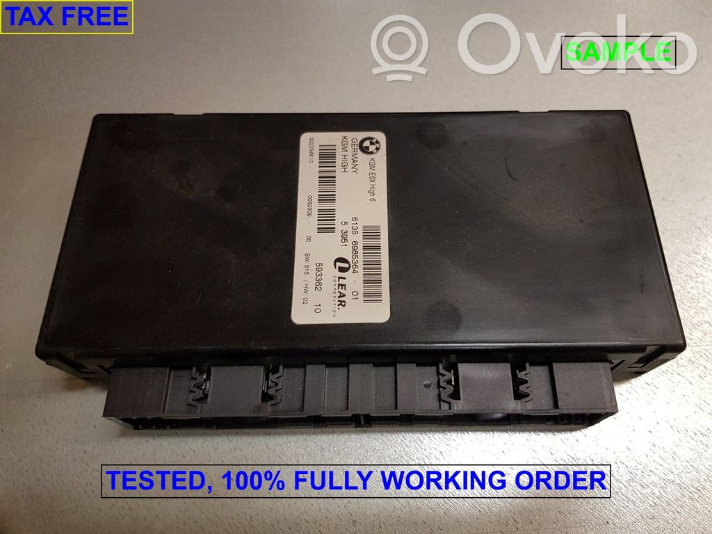 BMW 5 E60 E61 Central body control module 