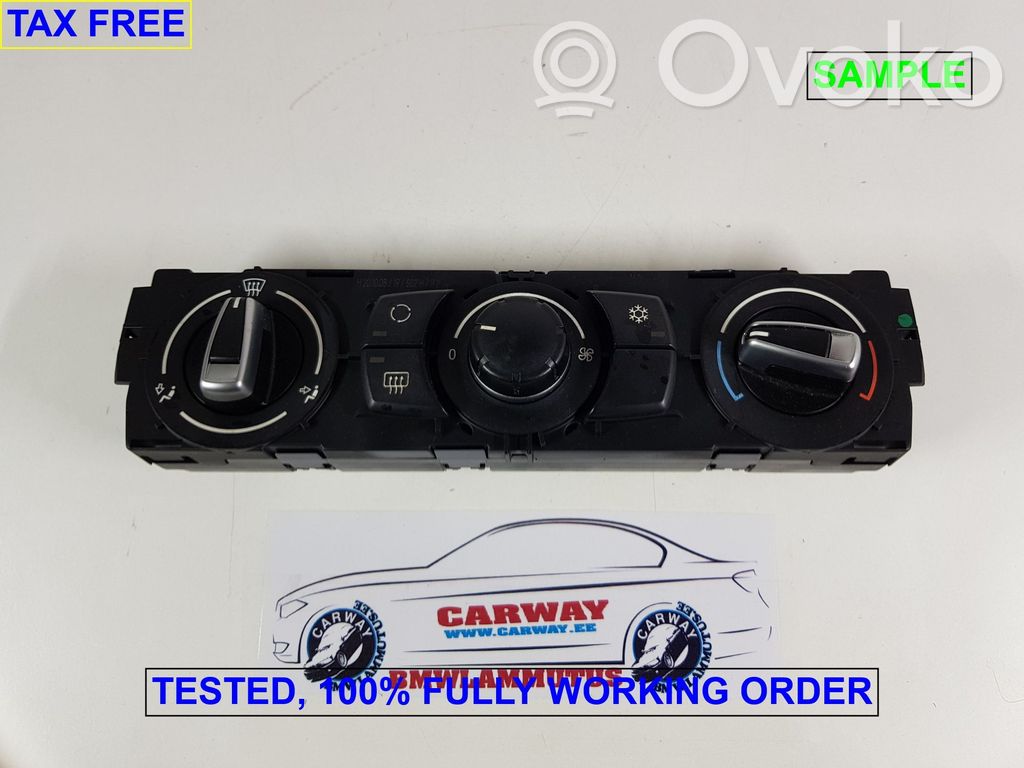 BMW 3 E92 E93 Climate control unit 