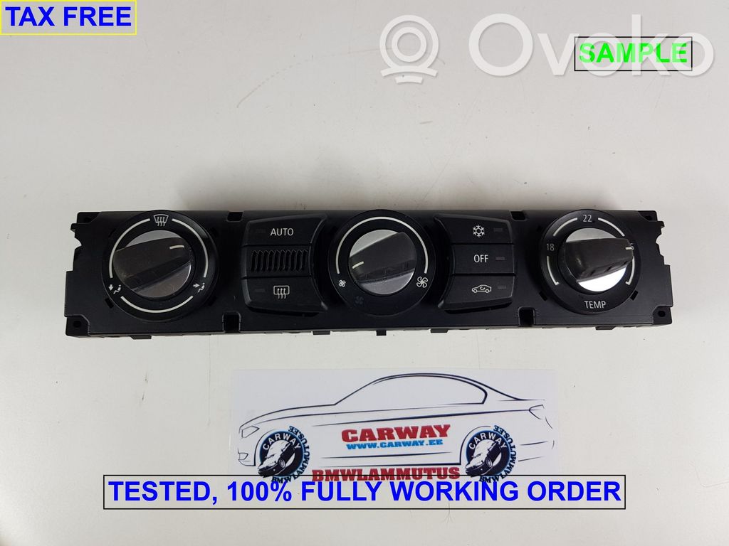 BMW 5 E60 E61 Climate control unit 