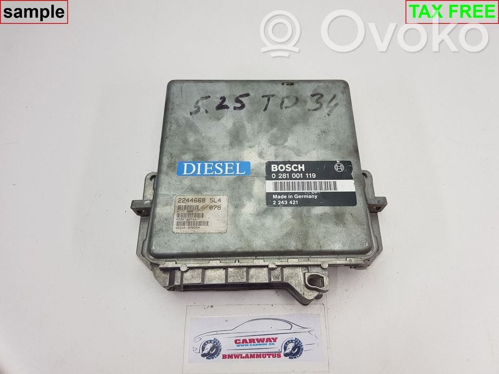 BMW 5 E34 Engine control unit/module 