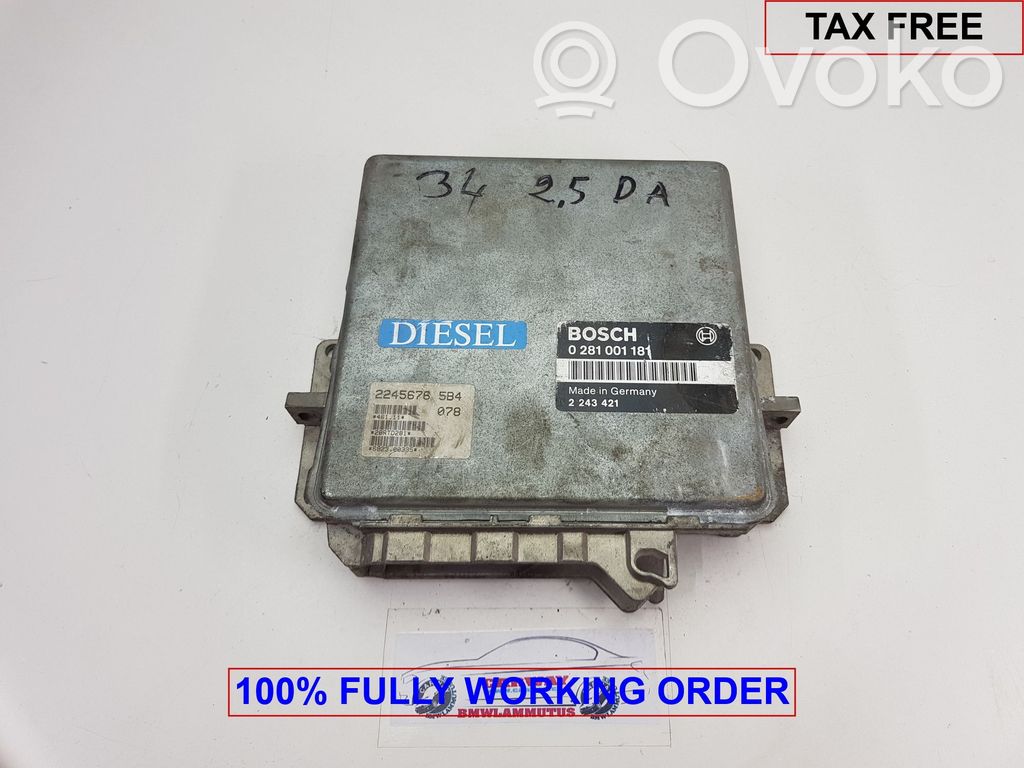 BMW 5 E34 Engine control unit/module 
