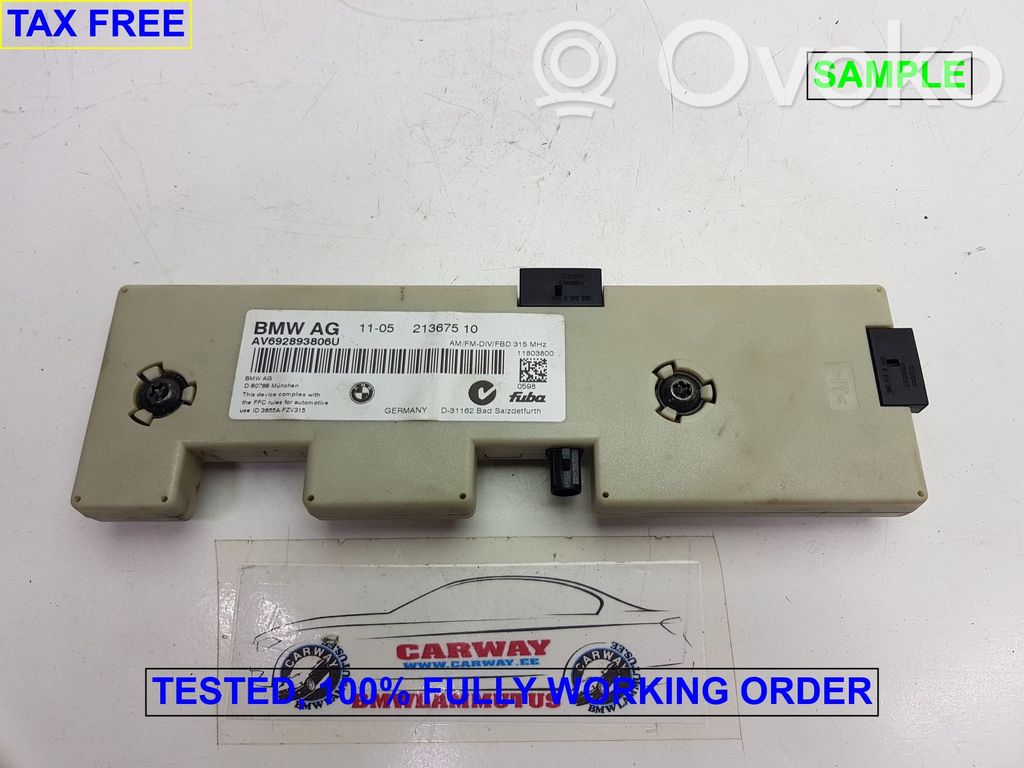 BMW 3 E90 E91 Antenos stiprintuvas 