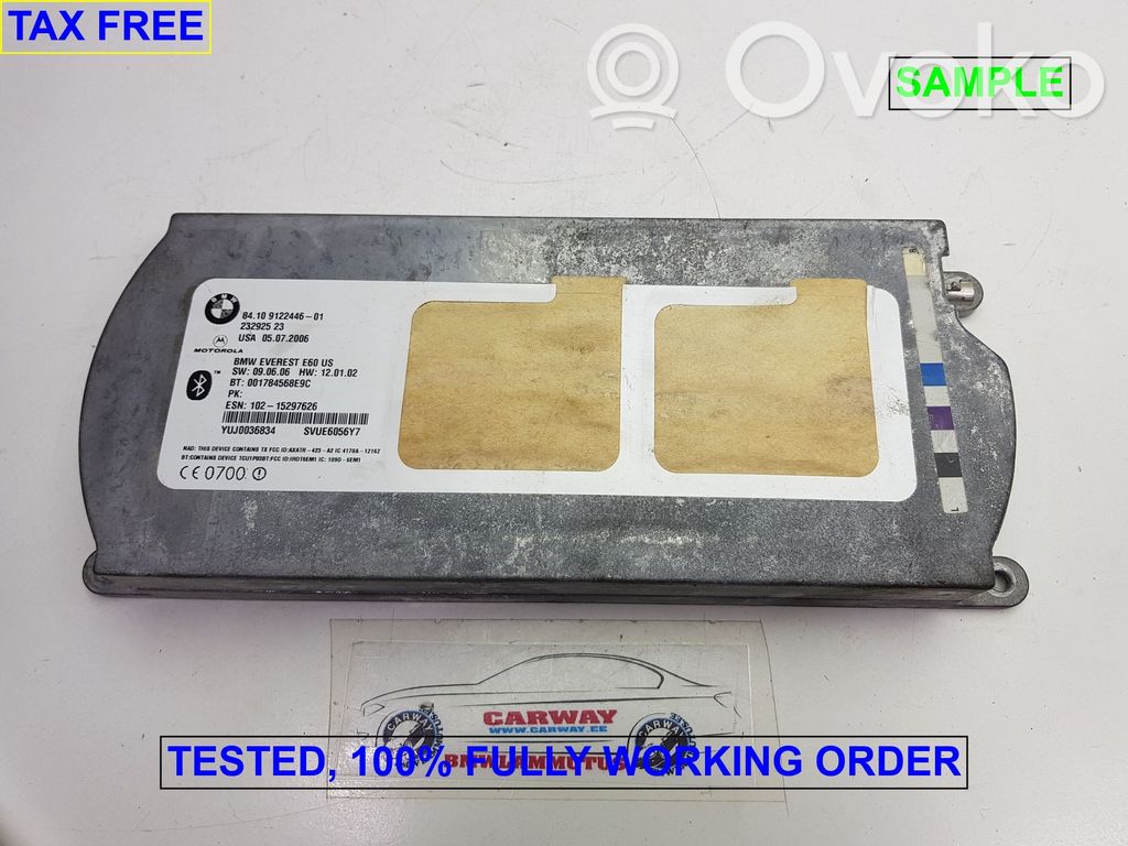 BMW 5 E60 E61 Bluetooth modulis 