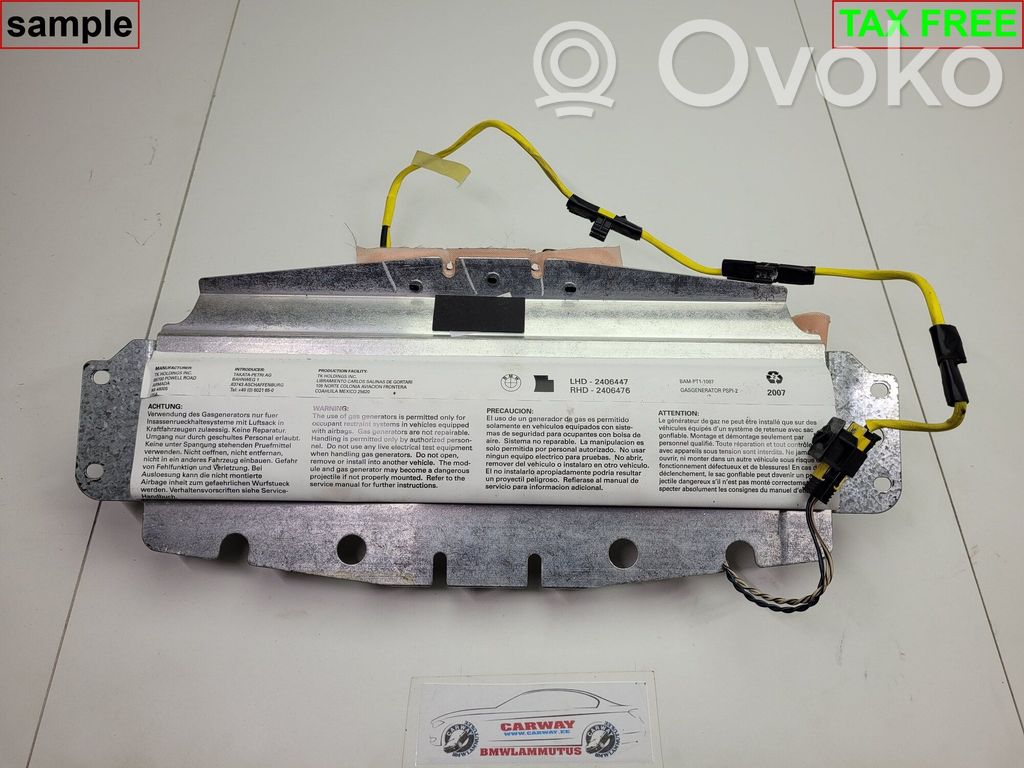 Airbag set   7943537,72129141529,72127943537,7161827,7943537,9141529