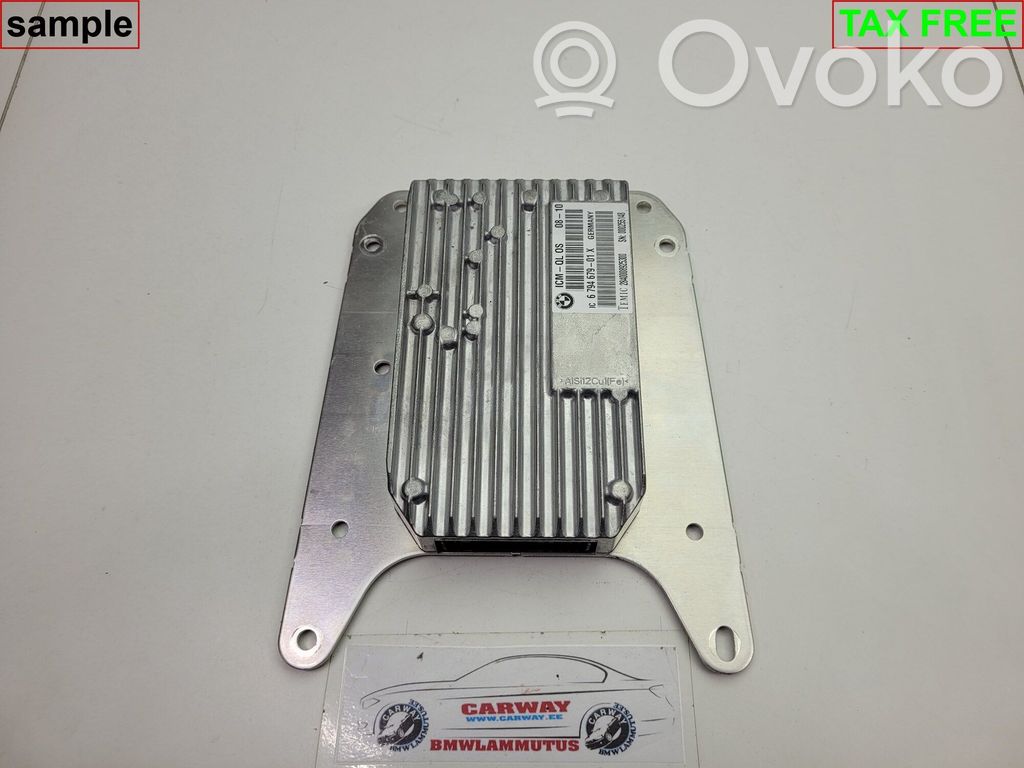BMW X6 E71 Air suspension control unit module (rear) 