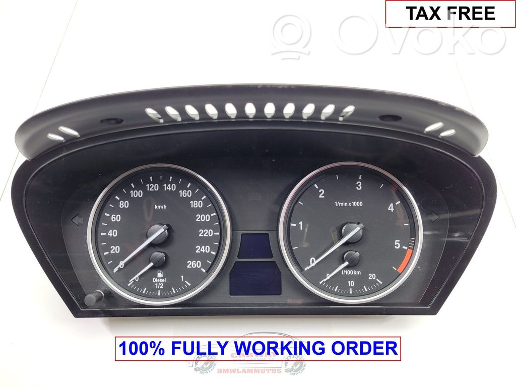 BMW 5 E60 E61 Speedometer (instrument cluster) 