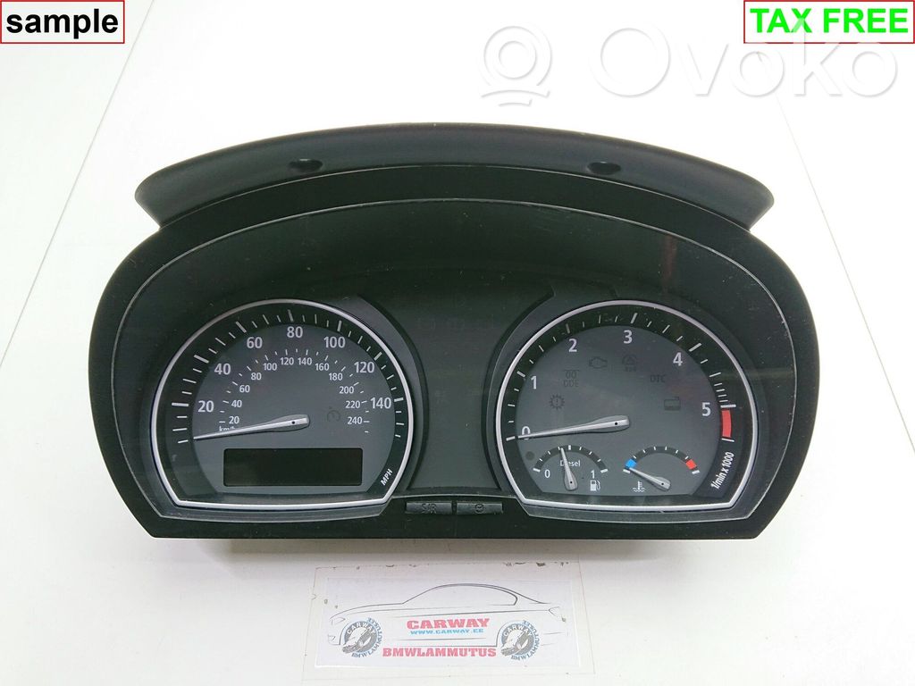 BMW X3 E83 Speedometer (instrument cluster) 