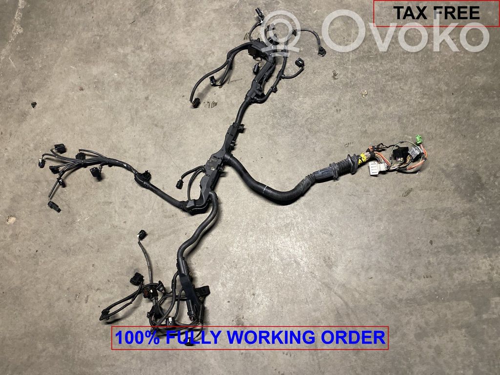 BMW X6 E71 Engine installation wiring loom 