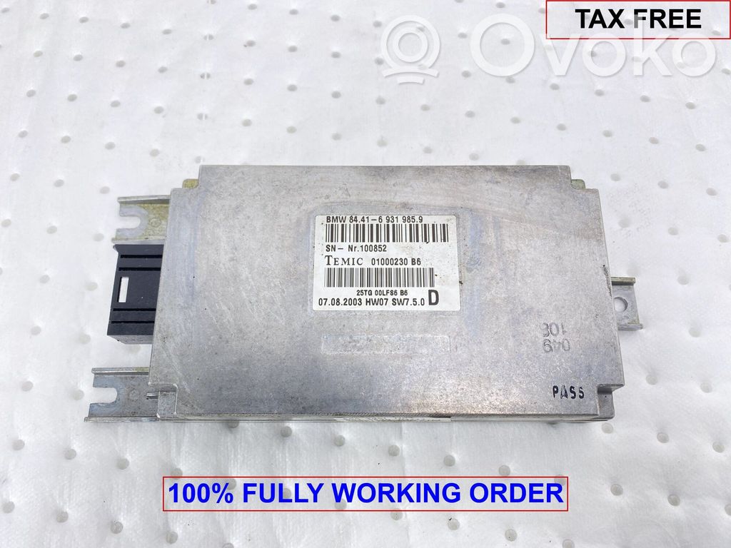 BMW 7 E65 E66 Voice control module 
