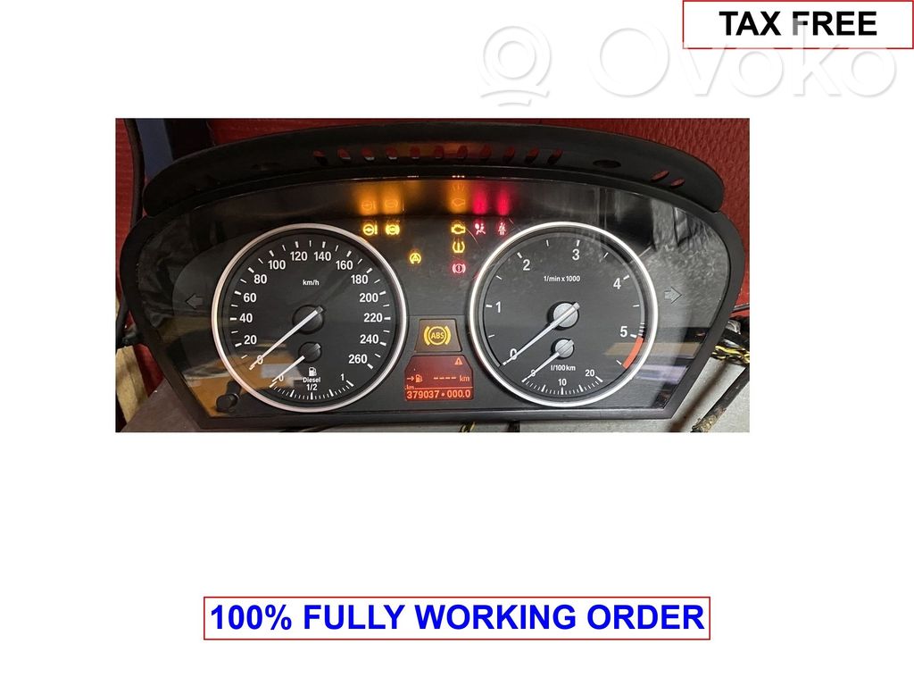 BMW 5 E60 E61 Speedometer (instrument cluster) 