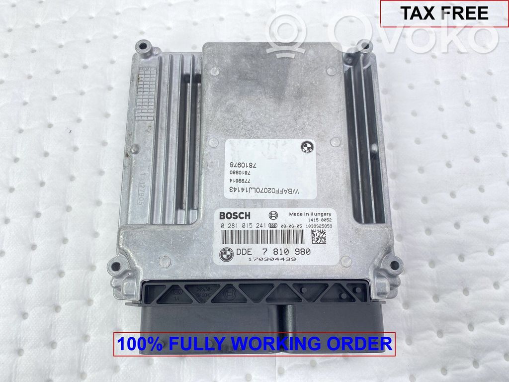 BMW 3 E90 E91 Engine control unit/module ECU 