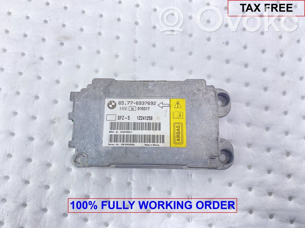 BMW 5 E60 E61 Gaisa spilvenu vadības bloks 