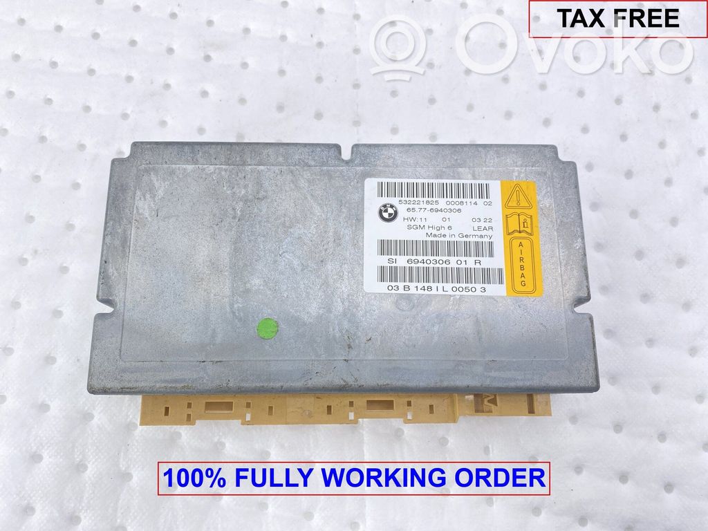 BMW 5 E60 E61 Airbag control unit/module 