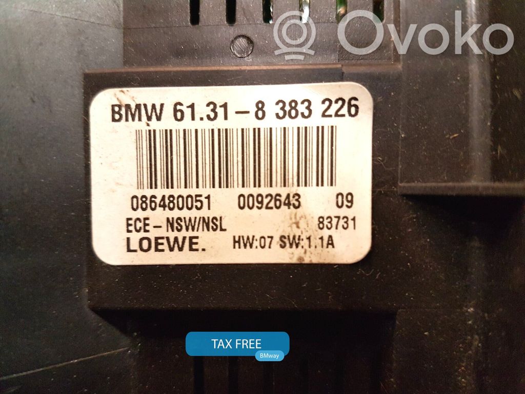 BMW 3 E46 Lichtschalter 