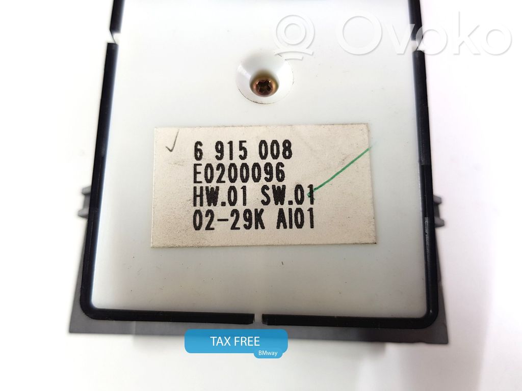 BMW 7 E65 E66 Interruptor del elevalunas eléctrico 