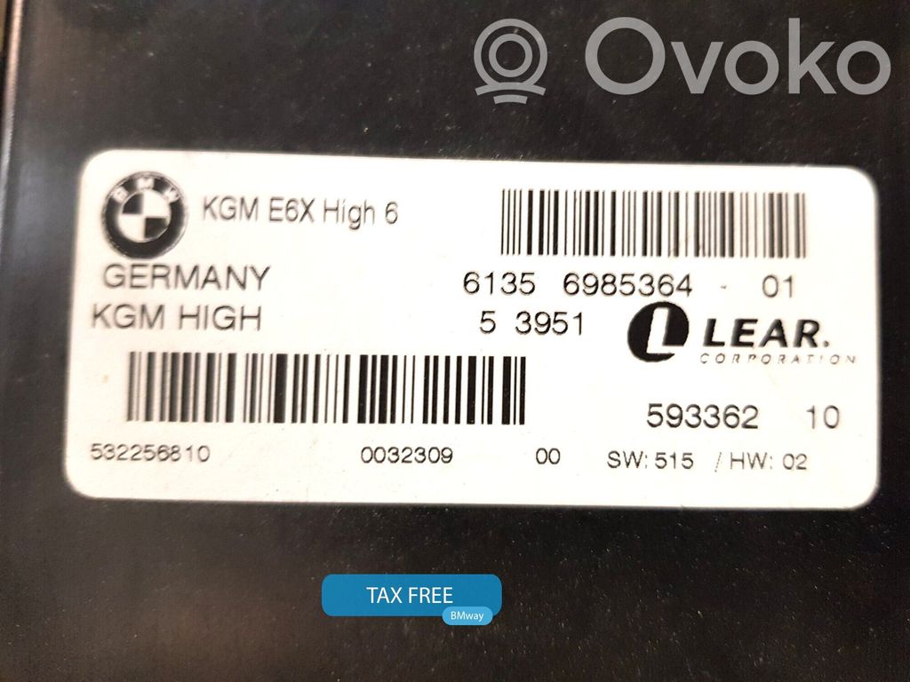 BMW 5 E60 E61 Kėbulo modulis 
