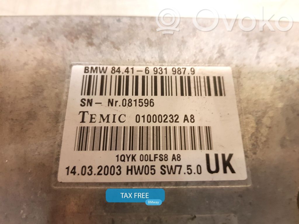 BMW 7 E65 E66 Voice control module 