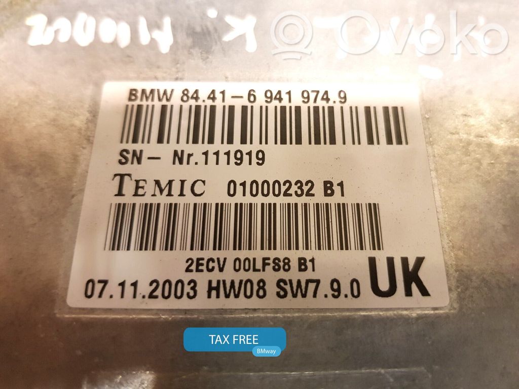 BMW 7 E65 E66 Voice control module 