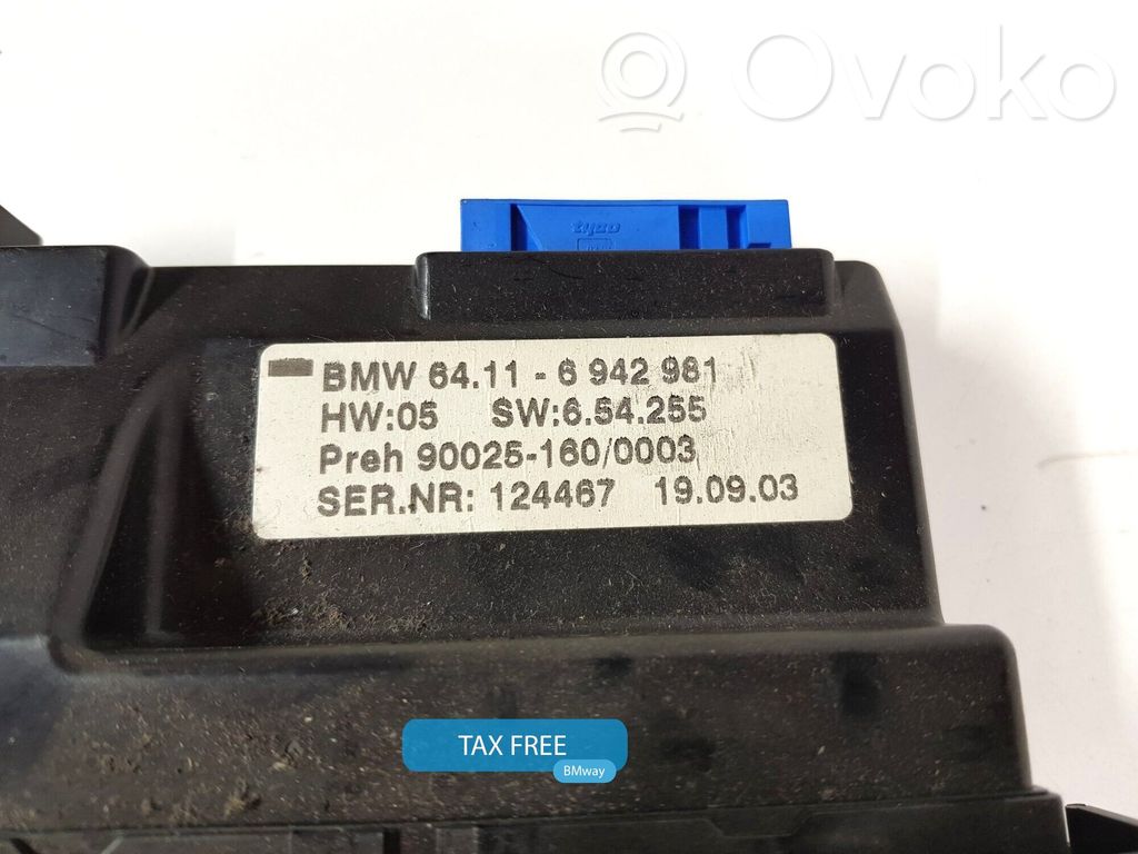 BMW 7 E65 E66 Unitate control climatizare 