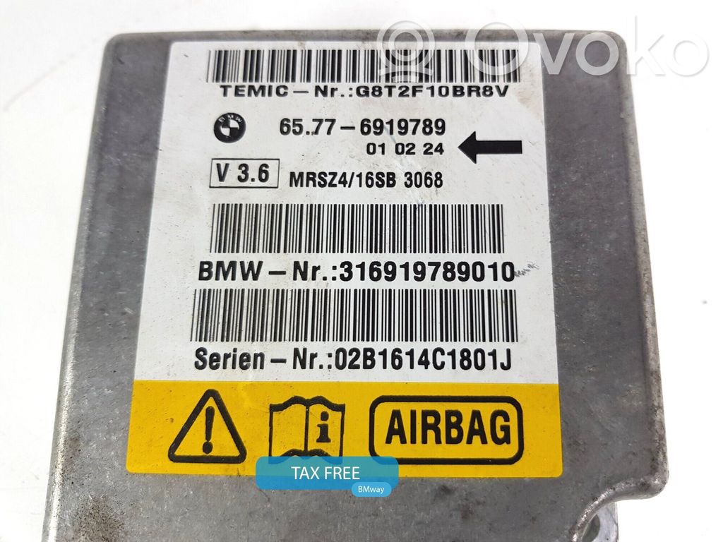 BMW 7 E38 Airbagsteuergerät 