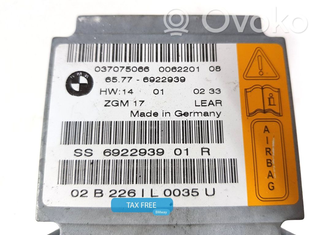 BMW 7 E65 E66 Unidad de control/módulo de carrocería central 