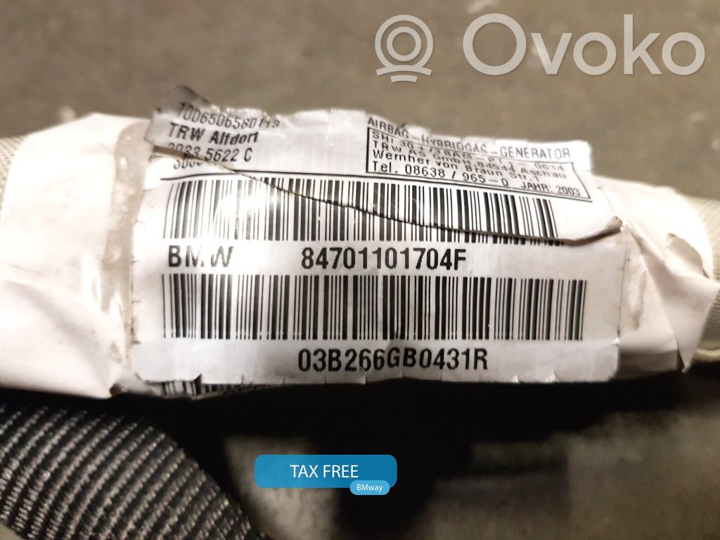 Airbag del techo   7011017,7011017,72127011017,7011017,9143353