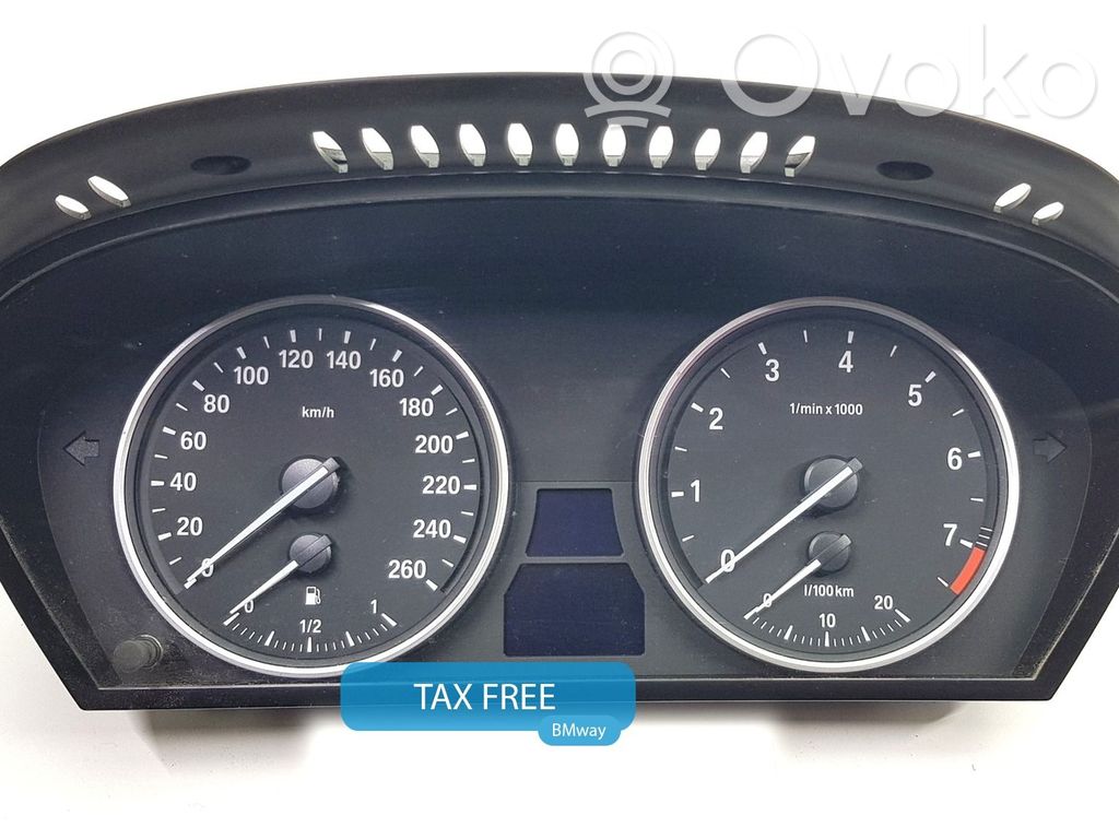 BMW 5 E60 E61 Geschwindigkeitsmesser Cockpit 