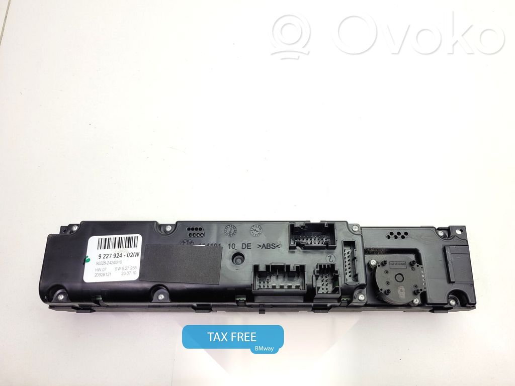 Climate control unit   9310449,64119227924,64119310449,9129012,9140713,9144990,9157555,9165683,9178066,9193966,9219974,9227924,9234335,9262781,9279654,9310449