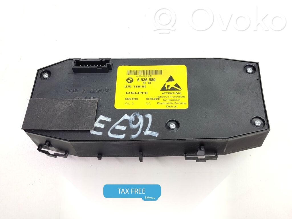 Interruptor de control del asiento   9275070,61316936980,61319275070,6936980,9275070