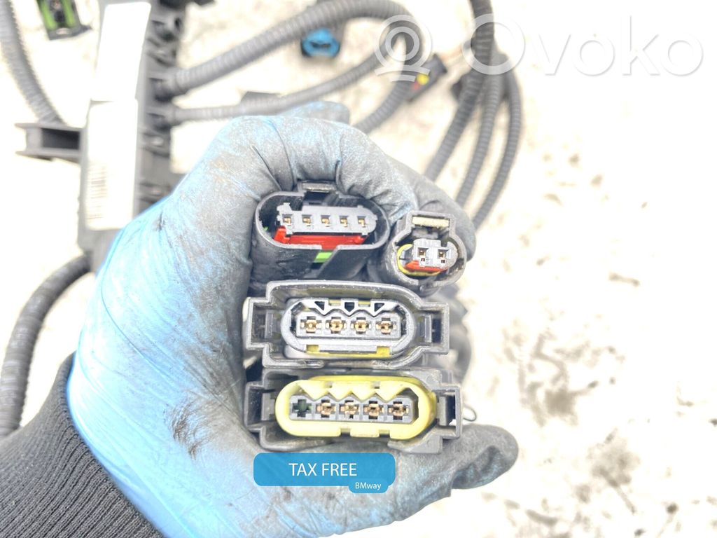 BMW 5 E60 E61 Motorkabelbaum Leitungssatz 