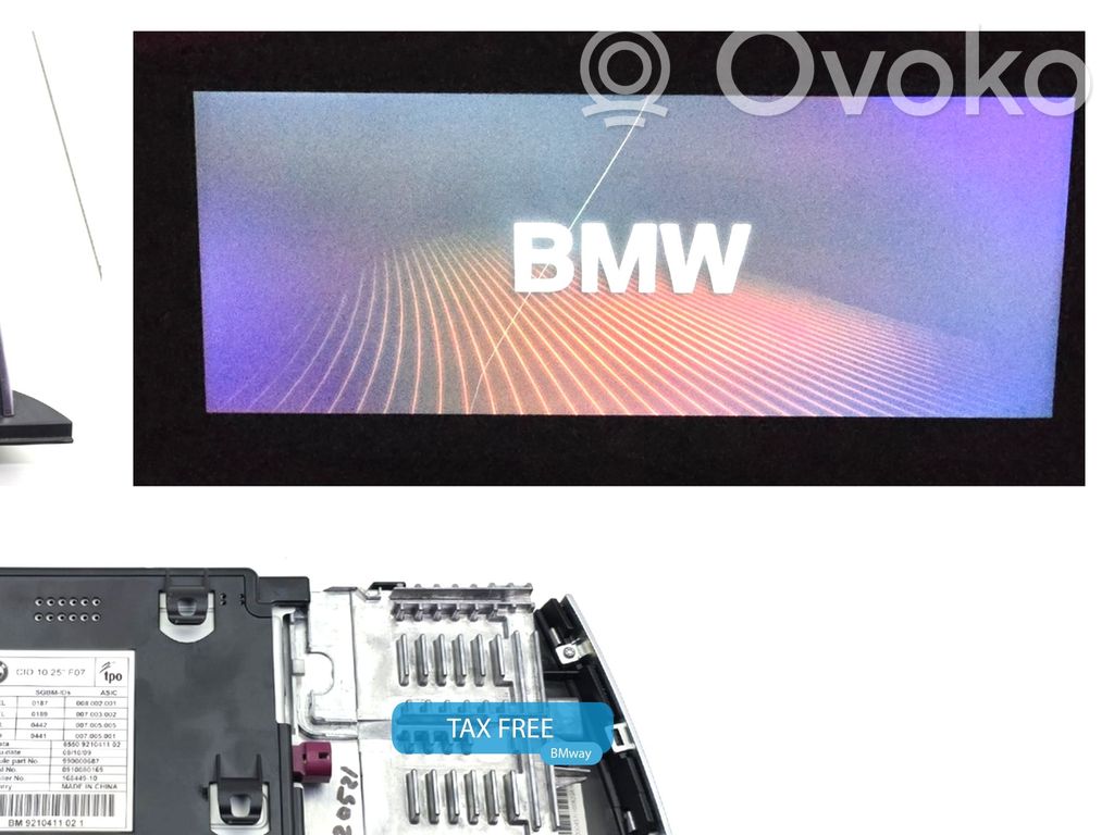 BMW 5 GT F07 Monitor / wyświetlacz / ekran 