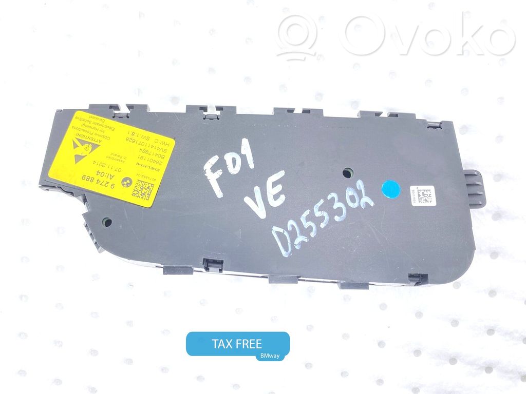 BMW 5 F10 F11 Przyciski sterowania fotela 