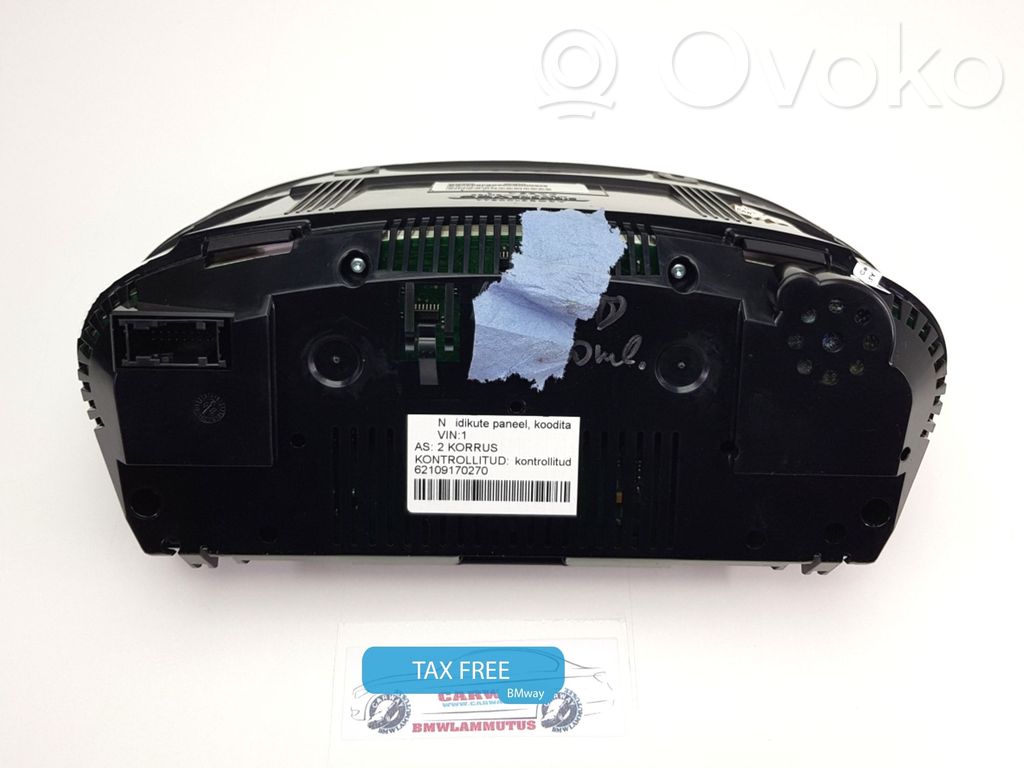 Speedometer (instrument cluster)   9236819,62109170270,62109236819,9134149,9143836,9153844,9168914,9170270,9189868,9195689,9218632,9218854