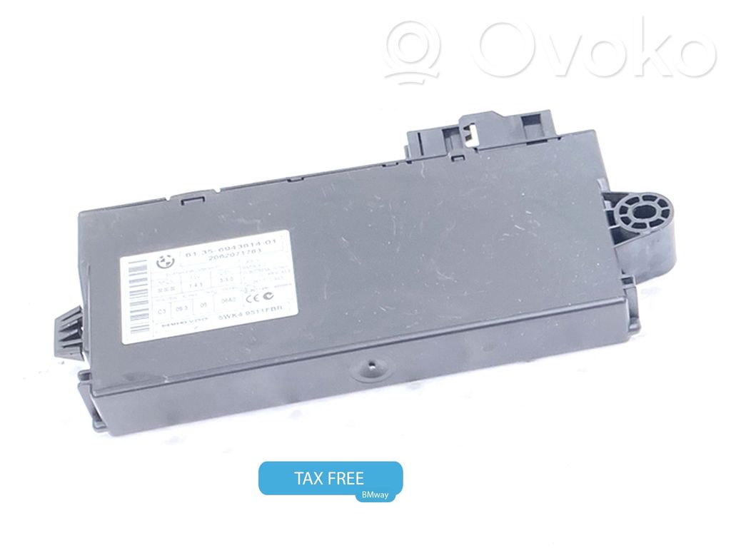BMW 5 E60 E61 Komputer / Sterownik ECU i komplet kluczy 