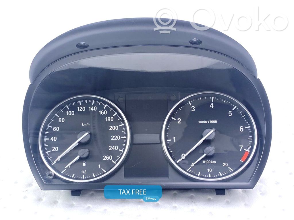 BMW 3 E90 E91 Vitezometru (grup de instrumente) 